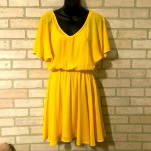Beautiful bright yellow Garden Cabana dress